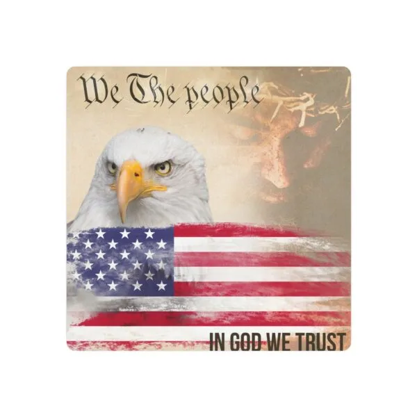 We The People - Metal Art Sign (Square)