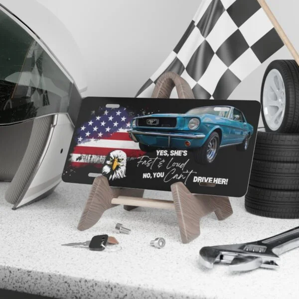 66 Mustang Fast & Loud – License Plate - Image 4